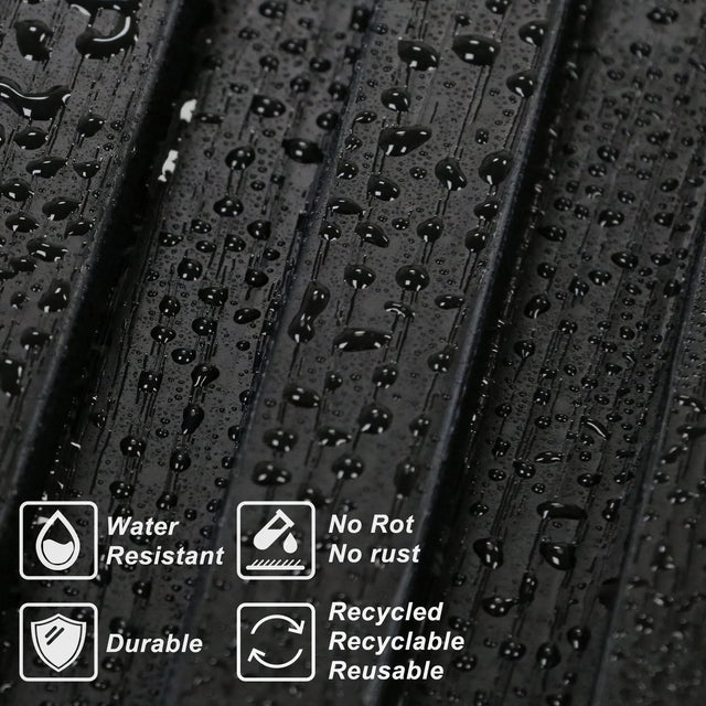 Hausvita 48 x 6 inch WPC Slat Wall Panel (16 Pack)