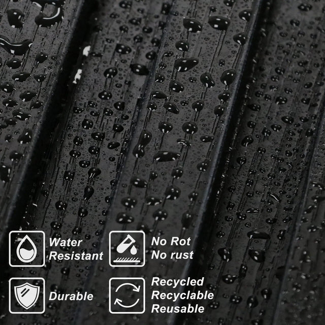 Hausvita 48 x 6 inch WPC Slat Wall Panel (16 Pack)