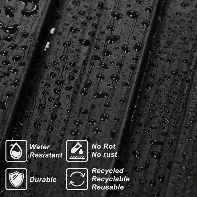 Hausvita 48 x 6 inch WPC Slat Wall Panel (16 Pack)