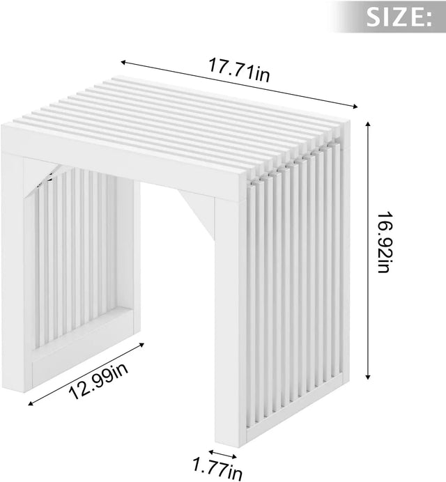 Hausvita HiKingQueens 35" Dining Bench, Indoor Wood Bench for Entryway,Living Room,Kitchen and Bedroom (Nature, Long Bench)