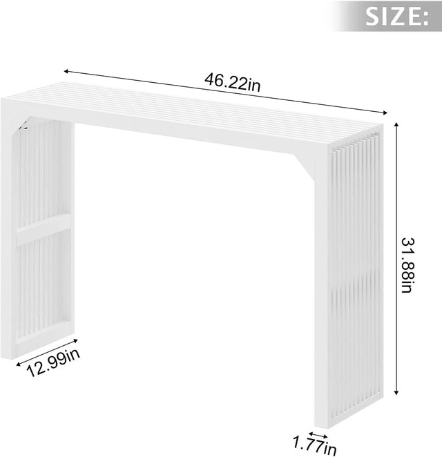 Hausvita HiKingQueens 35" Dining Bench, Indoor Wood Bench for Entryway,Living Room,Kitchen and Bedroom (Nature, Long Bench)