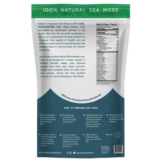 PREMIUM RAW SEA MOSS