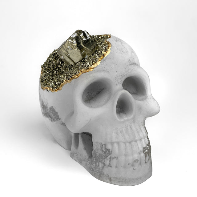 Pyrite Skull Head