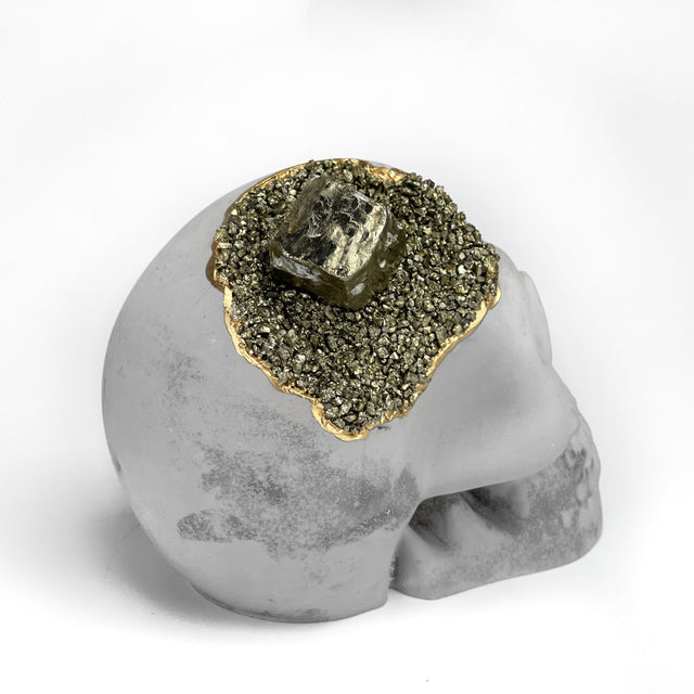 Pyrite Skull Head
