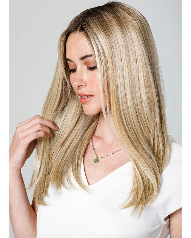 EasiPart T HD 18 inch (Exclusive) | Monofilament Synthetic Hair Topper by Jon Renau