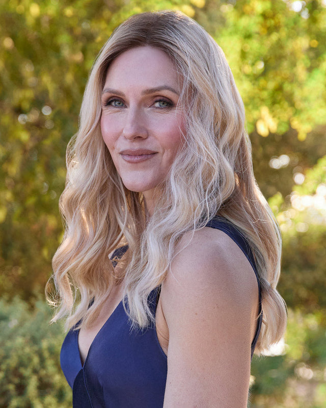 Top Trend Lace HD Wavy 18 inch (Exclusive) | Lace Front & Monofilament Synthetic Hair Topper by Jon Renau