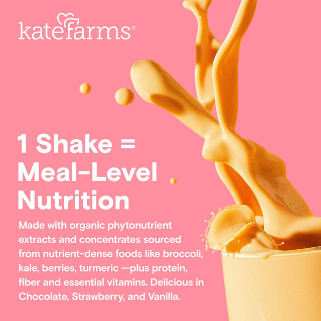 Kate Farms Kid's Nutrition Shake, Strawberry, Case/12