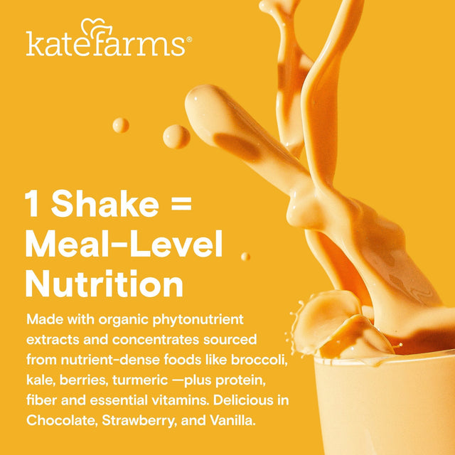Kate Farms Kid's Nutrition Shake, Vanilla, Case/12