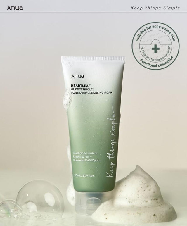 ANUA Heartleaf Quercetinol Pore Deep Cleansing Foam