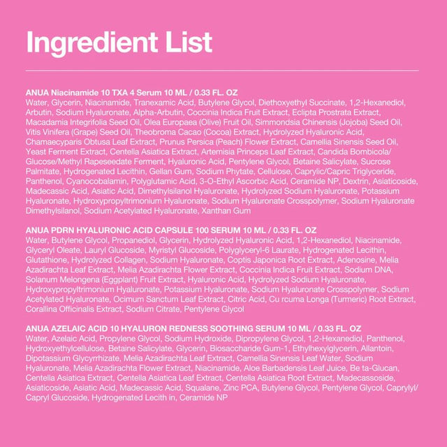 ANUA Serum Minis Trio Set