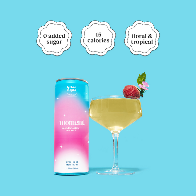 lychee mojito (sparkling mocktail | 12 pack)