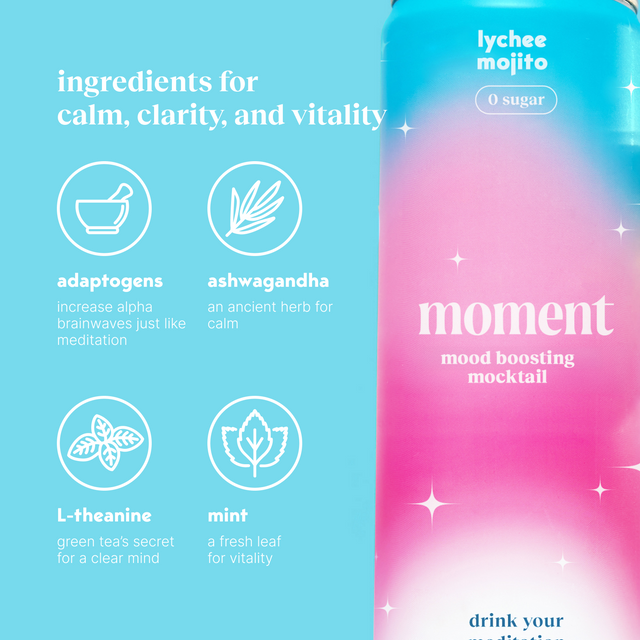 lychee mojito (sparkling mocktail | 12 pack)