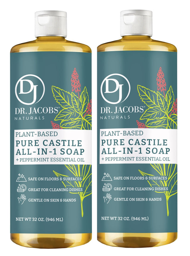 Peppermint All in 1 Castile Soap - Thin Formula