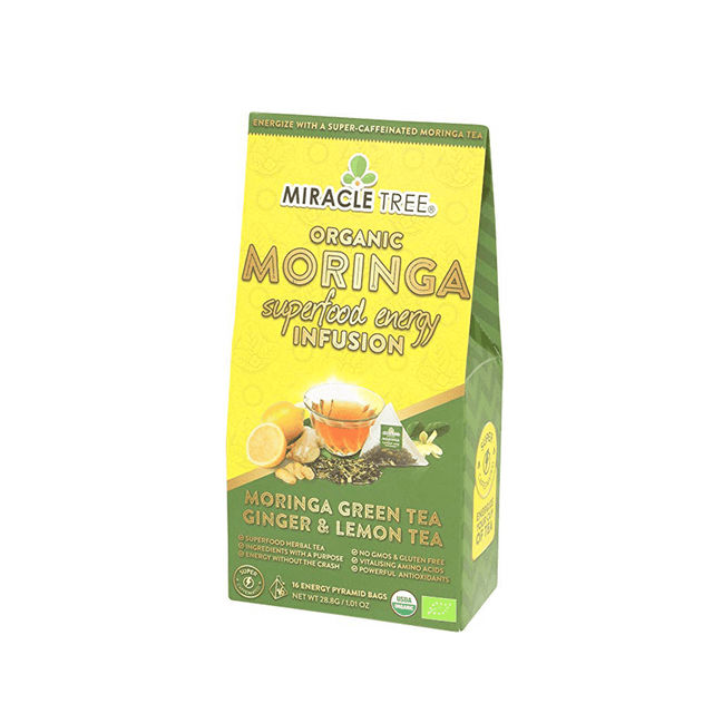Moringa Energy Tea, Ginger Lemon
