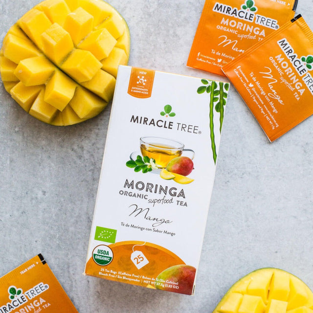 Organic Moringa Tea, Mango