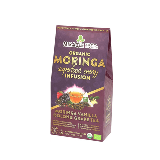 Moringa Energy Tea, Grape Vanilla