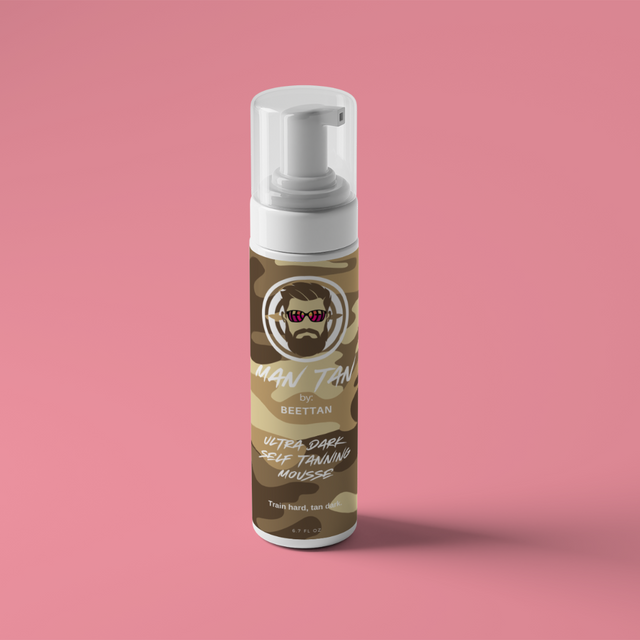 MAN TAN SELF TANNING MOUSSE (ULTRA DARK SELF TANNING MOUSSE)
