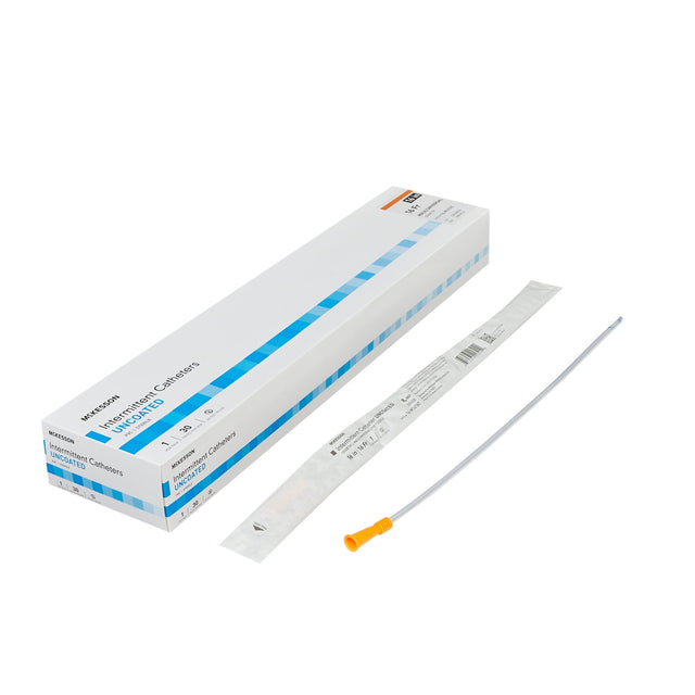 McKesson Coude Tip PVC Urethral Catheter, Male/Universal