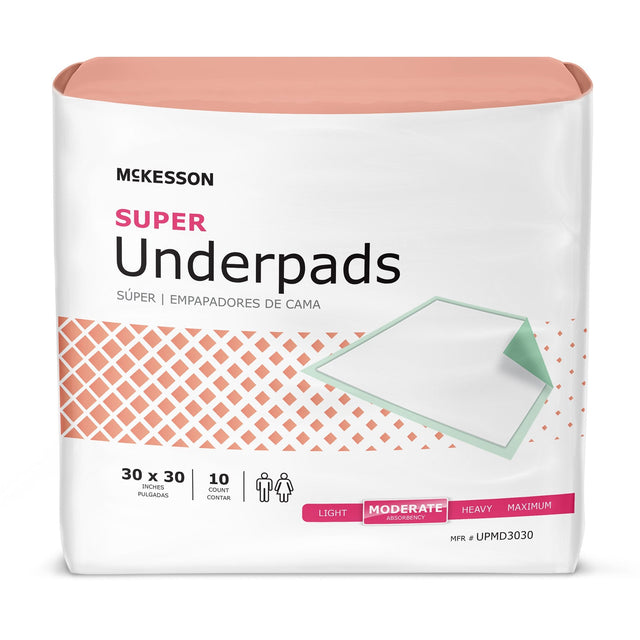 McKesson Super Underpads, Moderate