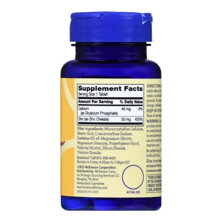 Foster & Thrive Zinc Gluconate Mineral Supplement, 50 mg