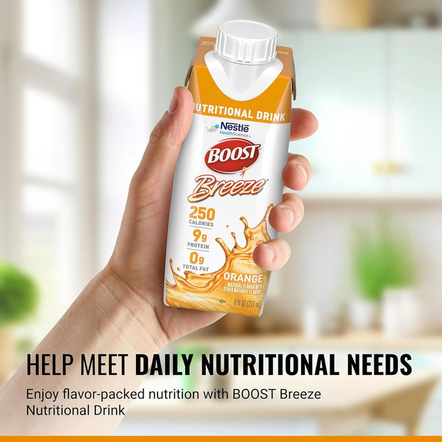 Nestle Boost Breeze, Orange, 8 oz carton, CS/24