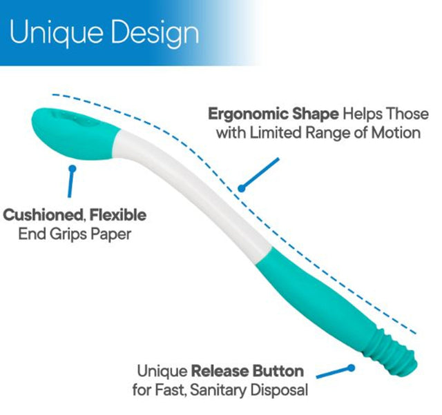 North American Health + Wellness Long Reach Comfort Wipe Toileting Aid