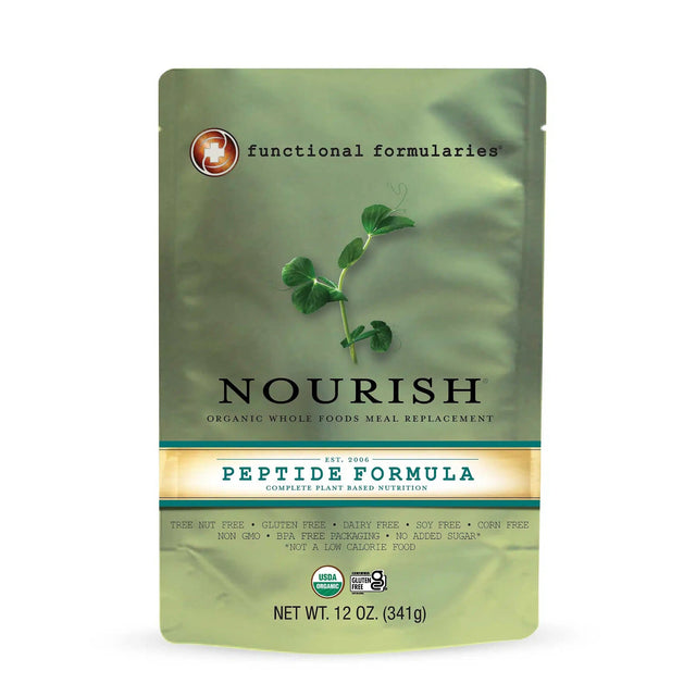 Nourish Pediatric Peptide Organic Tube Feeding Formula and Oral Supplement, Unflavored