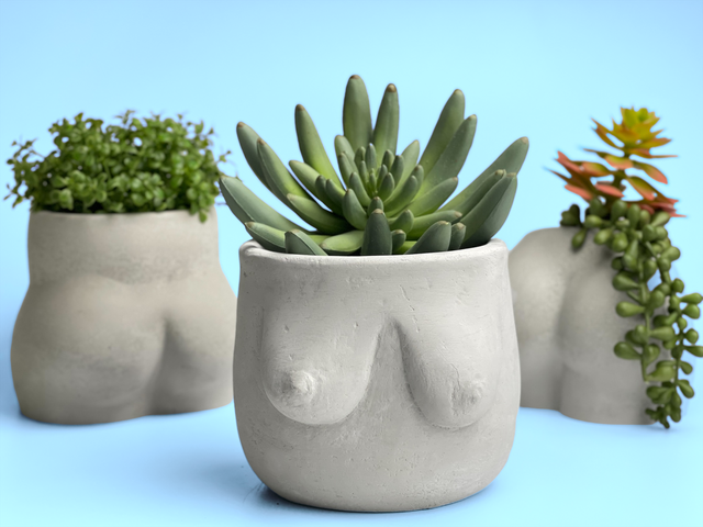 Boobs Planter | Woman Body Pot