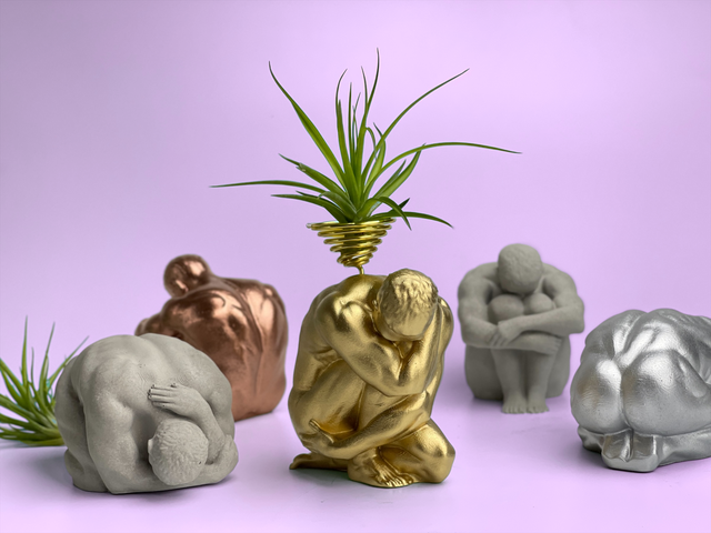 MALE BODY AIR PLANT HOLDER