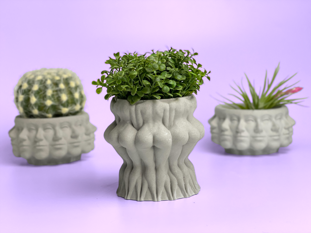 Nude Woman Body Planter