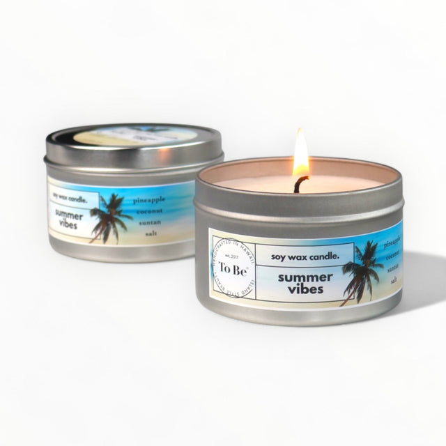 Summer Vibes Soy Wax Candle *NEW!