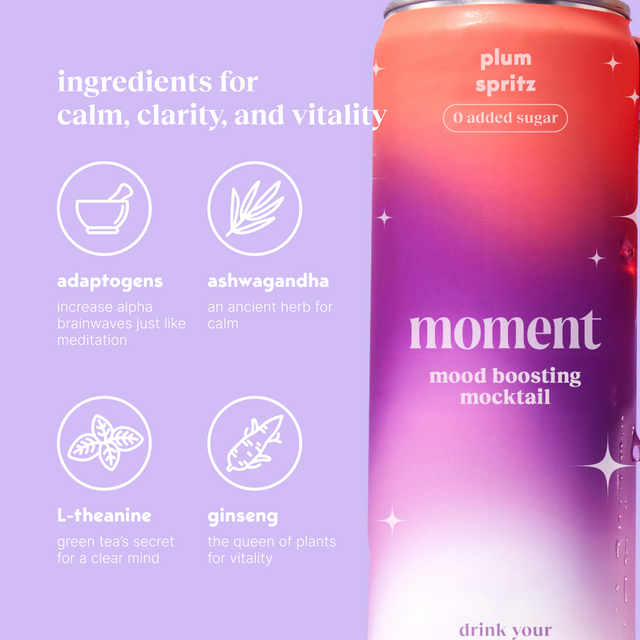 plum spritz (sparkling mocktail | 12 pack)