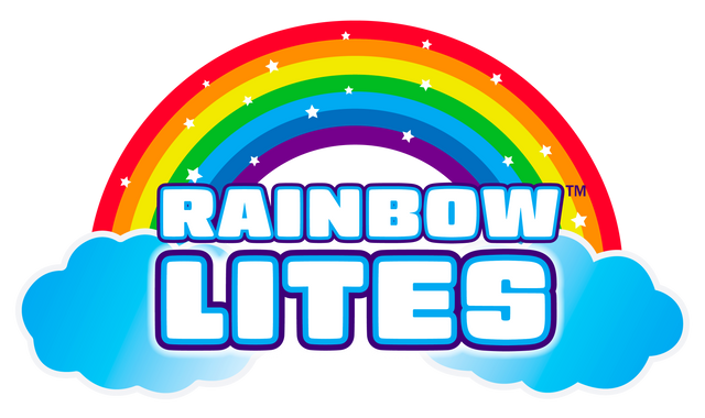 Rainbow Lites Puppy Dog Glow Plush LED Night Light Up Stuffed Animal 2 Pack Set