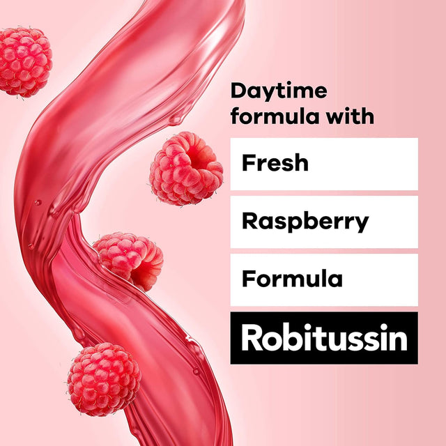 Robitussin Adult Cough + Chest Congestion DM, Maximum Strength, Rasberry Flavor
