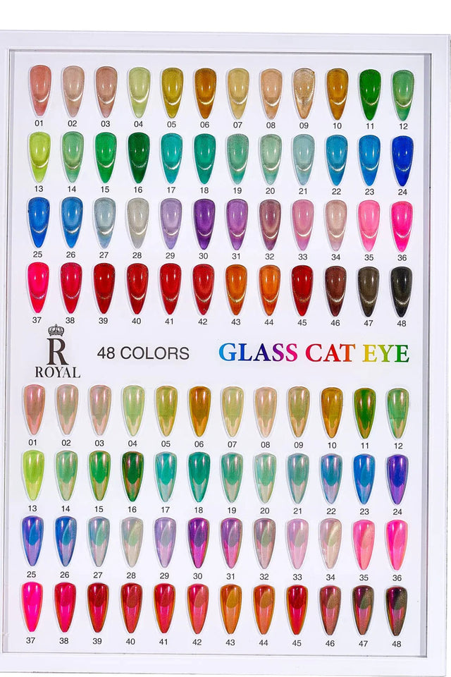 Royal - Glass Cat Eye Collection - 48 Colors