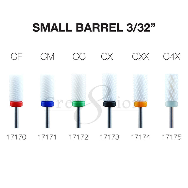 Ceramic Small Barrel 3/32"
