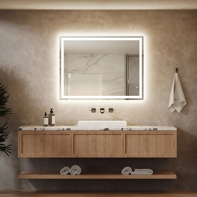 Standard Center Glow LED Bathroom Mirror