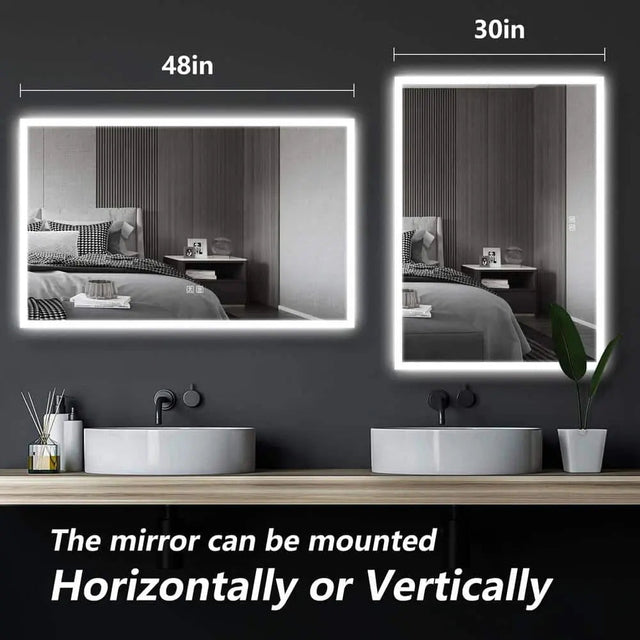 Standard Edge Glow LED Bathroom Mirror