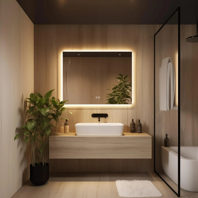 Standard Sleek Backlit LED Bathroom Mirror