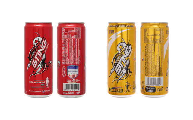 Sting Energy Drink - Red Ginseng / Nuoc Tang Luc Sting 320ML (1 Botle )