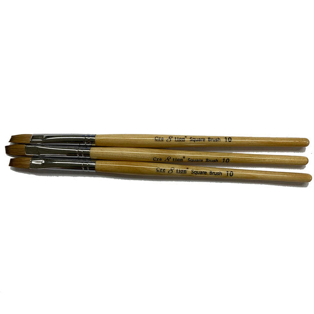 Student Sable Square Flat Acrylic Brush