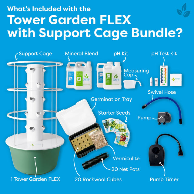 Tower Garden FLEX with Support Cage Bundle