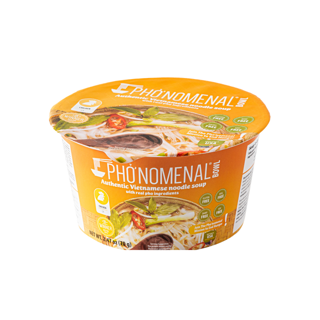 Pho’nomenal Bowl Instant Chicken Pho (Case of 6 Bowls)