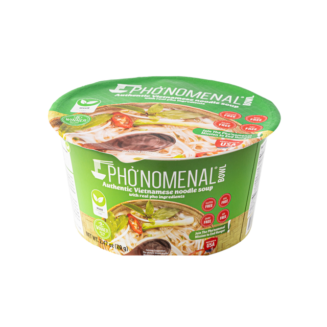 Pho’nomenal Bowl Instant Veggie Pho (Case of 6 Bowls)