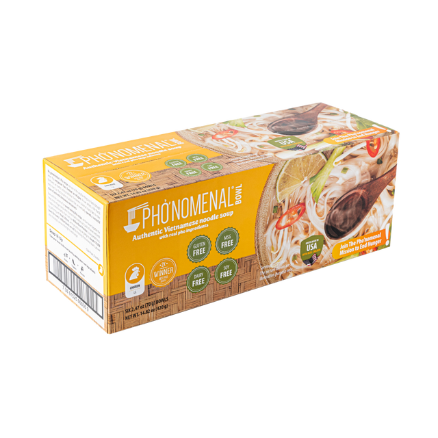Pho’nomenal Bowl Instant Chicken Pho (Case of 6 Bowls)