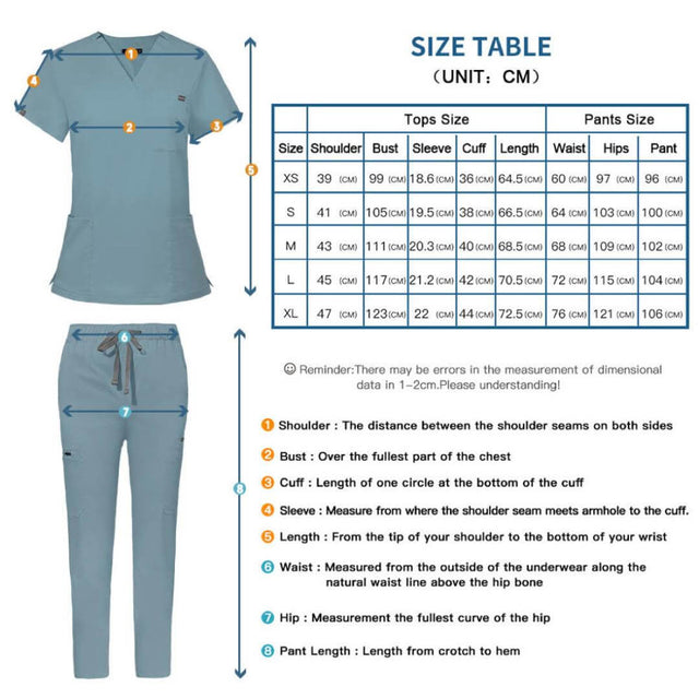 MJ V-Neck Scrub Top (Unisex)