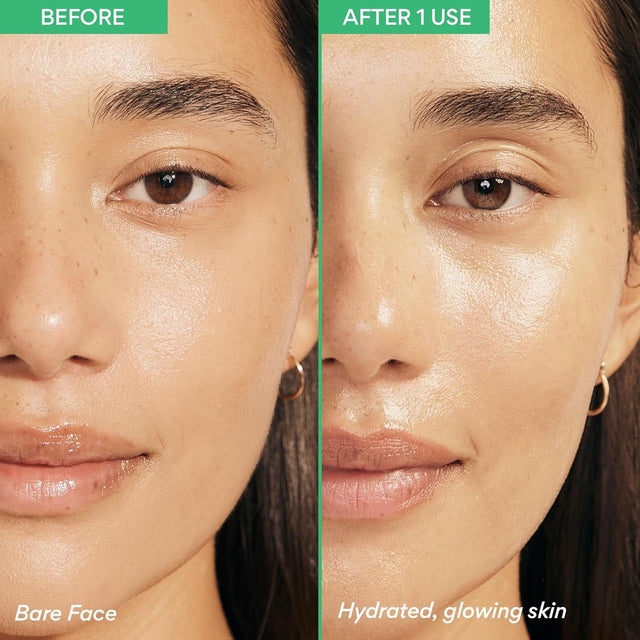 Innisfree Green Tea Seed Hyaluronic Serum with Panthenol and Niacinamide, Korean Face Serum for Hydration and Glow