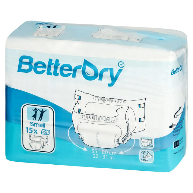 BetterDry Overnight Adult Diapers w/ Plastic Backing
