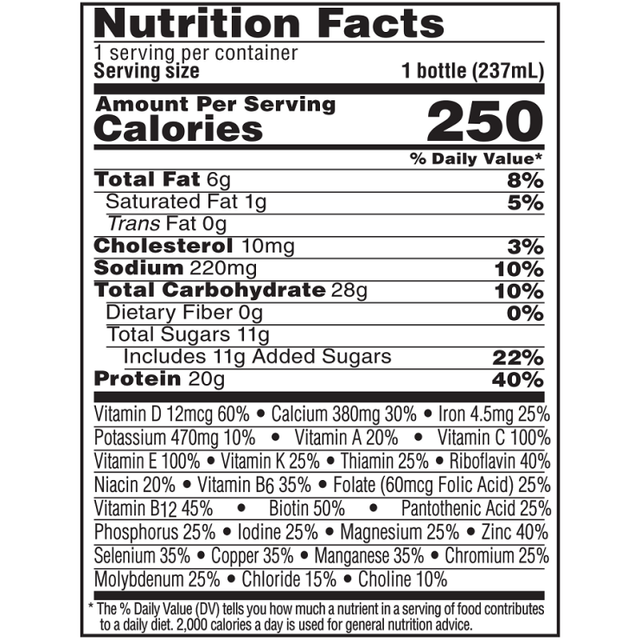 Nestle Boost High Protein, Rich Chocolate, 8 oz Bottle, Case/24