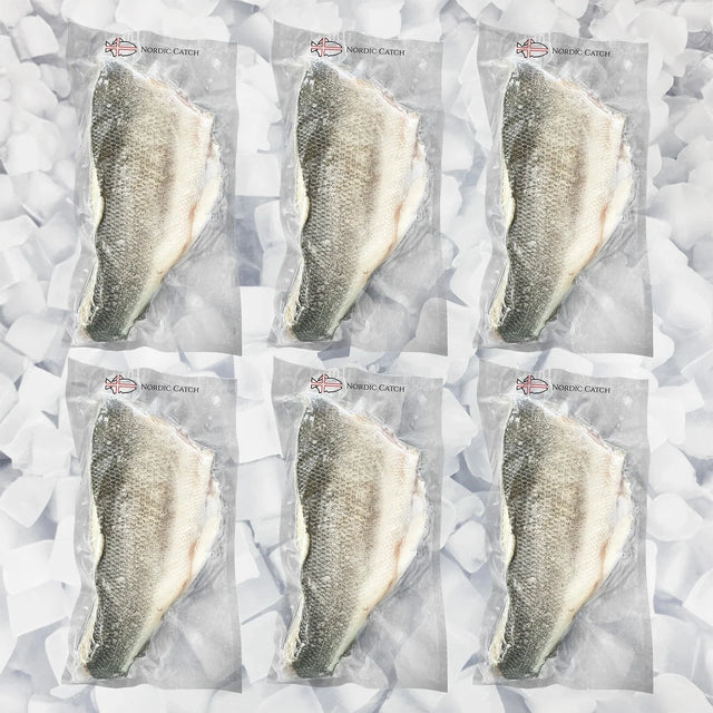 Branzino Fillet 2 x Portions per Pack, Skin On (Bulk Case)